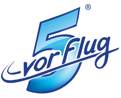 5 vor Flug